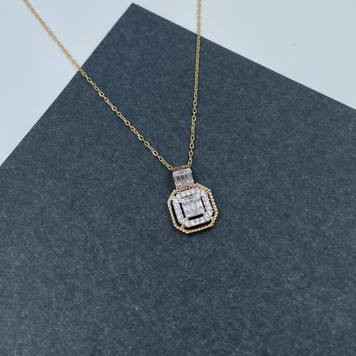 عقد ذهب أصفر عيار 18