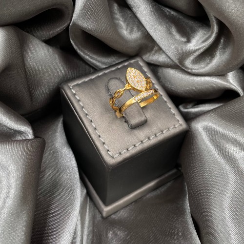 خاتم ذهب أصفر عيار 21