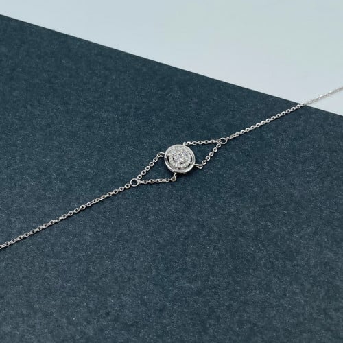 سوارة ذهب أبيض عيار 18