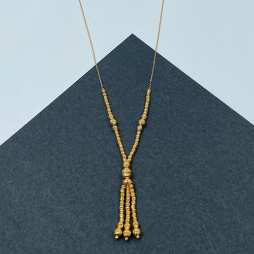 عقد ذهب عيار 21