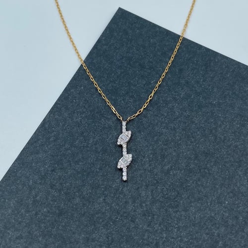 عقد ذهب أصفر عيار 18