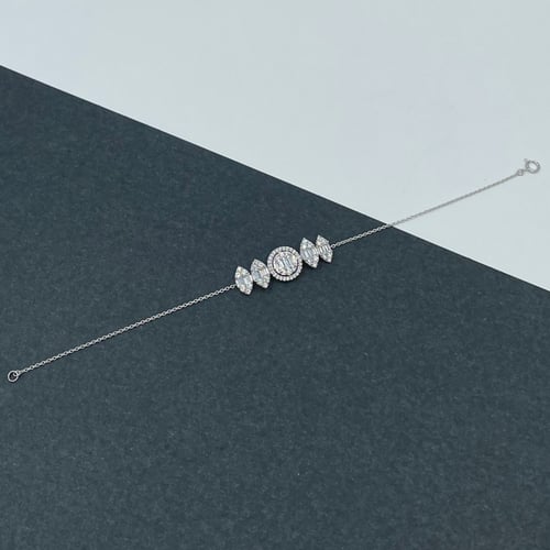 سوارة ذهب أبيض عيار 18