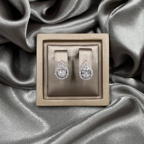 حلق ذهب روز عيار 18