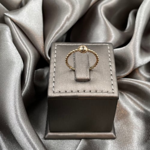 خاتم ذهب أصفر عيار 18