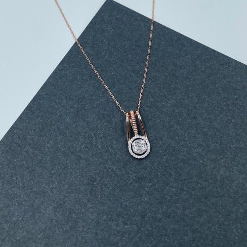 عقد ذهب روز عيار 18