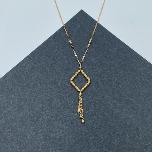 عقد ذهب أصفر عيار 21