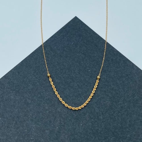 عقد ذهب أصفر عيار 21