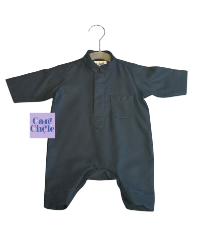 ليل زمردي | ثوب بربتوز شتوي | أخضر عميق داكن