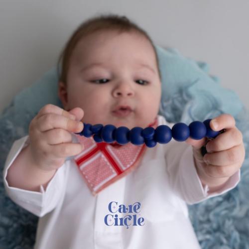 سبحة حامل للمصاصة أزرق داكن جديد | أولاد