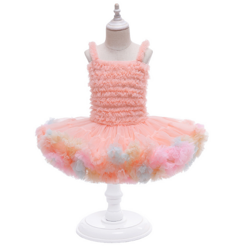 هدية فستان حفلات بتصميم tutu dress ملون | من عمر س...