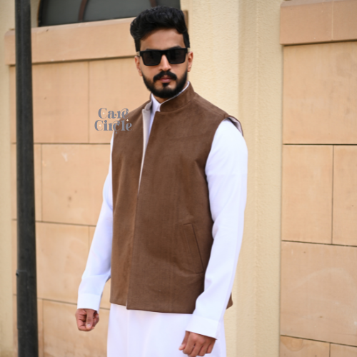 نجد سديري شتوي رجالي | دبل فيس بني و بيج