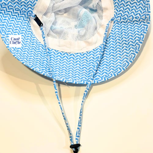 قبعة الشماغ الصيفية للأطفال| أزرق