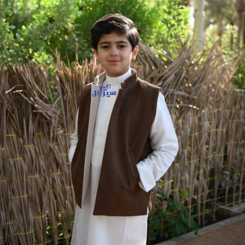 سديري نجد | شتوي | للأولاد | دبل فيس بني و بيج