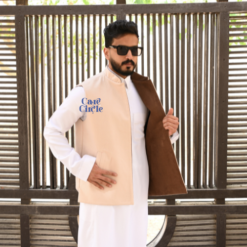 نجد سديري شتوي رجالي | دبل فيس بني و بيج