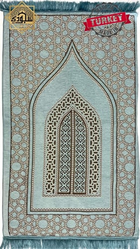 السجادة الذكية الطبية (شانيل فاخر) رمادي/سماوي