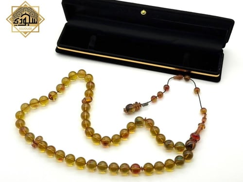 سبحة فاتوران الصفراء - 45 خرزة