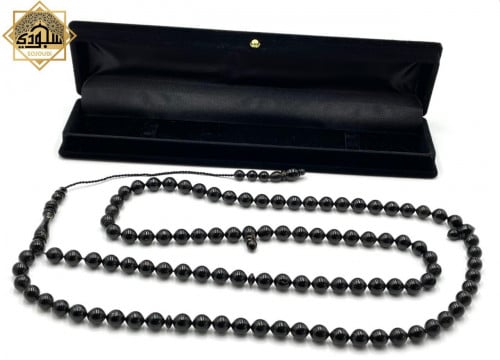 سبحة اليسر الخالصة ( مرجان أسود طبيعي )