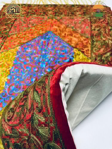 السجادة الذكية الطبية كشميري تطريز يدوي كبيرة