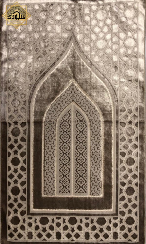 سجادة كالحرير فاخرة - بني