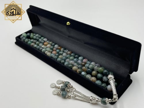 سبحة المملكة (حجر الجاد 99 خرزة)