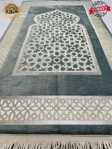 سجادة طبية مريحة للركبتين (رمادي-سماوي)