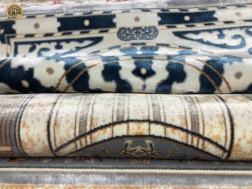 سجادة المحراب حرير - ناعمة و فاخرة (رمادي)