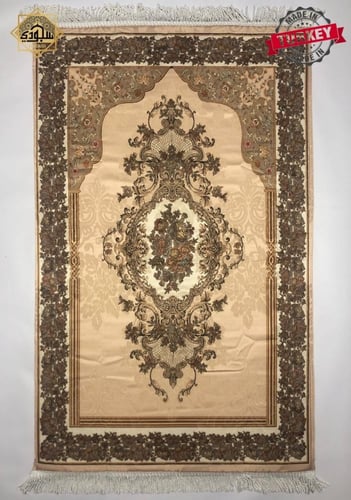 السجادة الذكية الطبية تركية - طباعة ديجيتال (بيج)