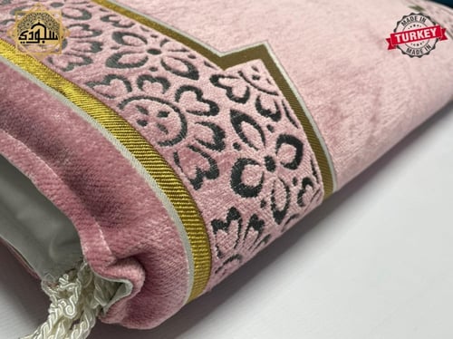 سجادة المحراب الطبية مريحة للركبتين (وردي)