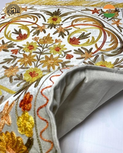 السجادة الذكية الطبية كشميري تطريز يدوي كبيرة