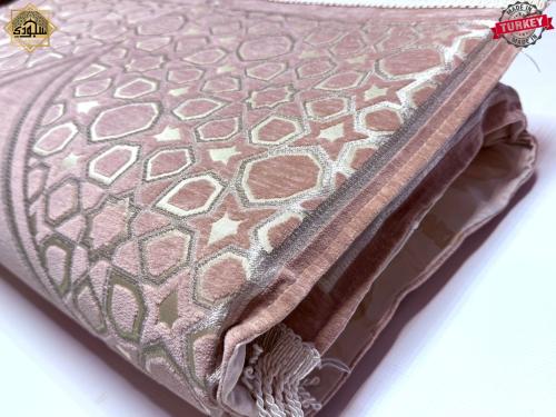 سجادة صلاة طبية شانيل تركي ملكي | كاشمير | سجادة ذ...