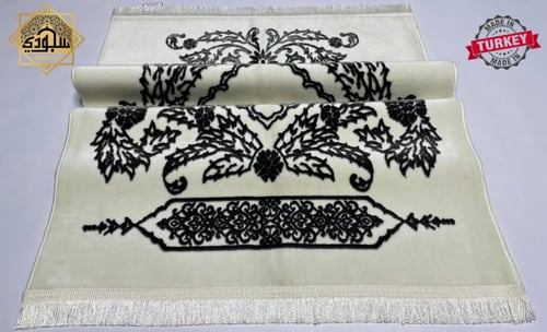 سجادة تركية فاخرة أسود
