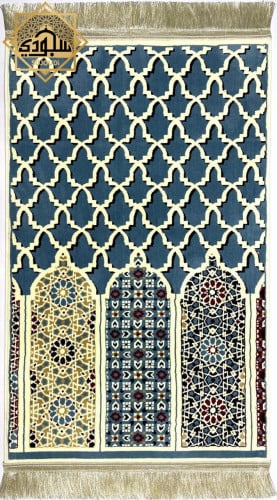 سجادة زخارف إسلامية جميلة (سميكة 8 ملم)