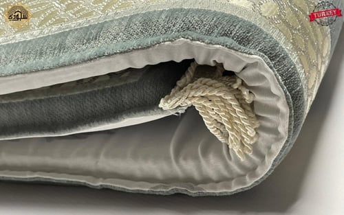 سجادة طبية مريحة للركبتين (رمادي-سماوي)