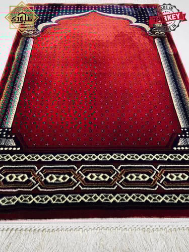 سجادة صلاة الروضة تركية فاخرة كبيرة وسميكه
