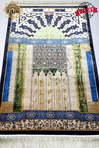 سجادة حرير تركية منتهى الفخامة كبيرة