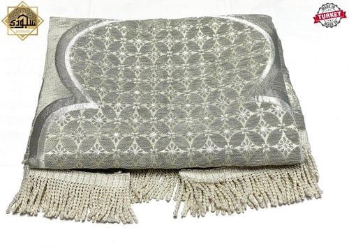 سجادة صلاة شانيل خفيفه (رمادي)