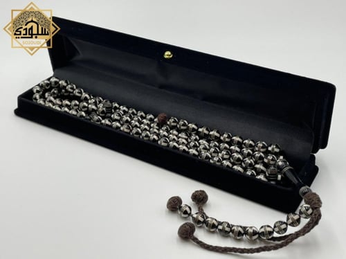 سبحة كوك بالمرجان وبالفضة الخالصة عيار 925