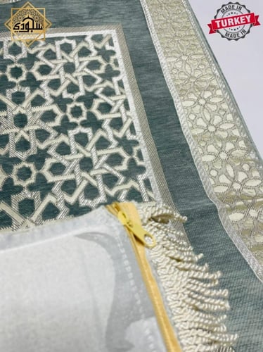 سجادة طبية مريحة للركبتين (رمادي-سماوي)