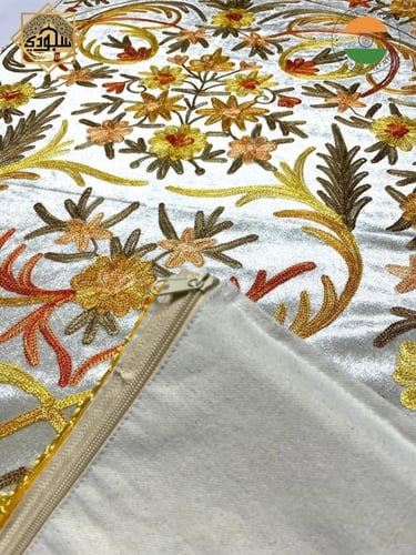 السجادة الذكية الطبية كشميري تطريز يدوي كبيرة