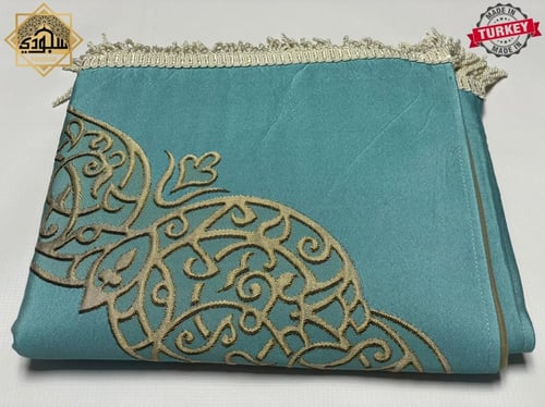 سجادة جوبلين ملكي بحشوة خفيفة (أزرق)