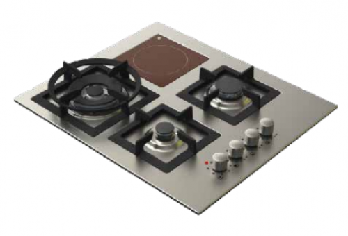 سطح غاز 60 سم 3عين غاز +1كهرباء JV4015
