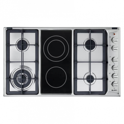 سطح 90سم 4 غاز+2 كهرباء سيراميكAS EN95-425 XN