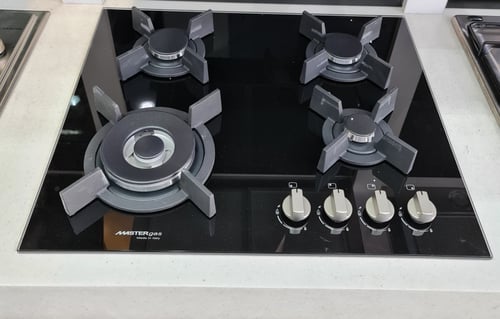 سطح 60سم غاز زجاجي ماستر جاز إيطالي موديل ( H64GBC...