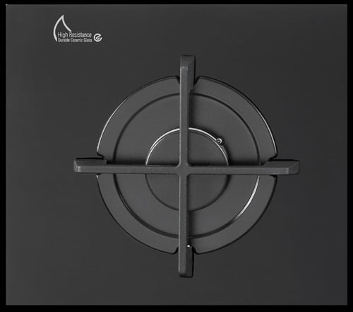 سطح البا سيراميك غاز 90 سم اسود