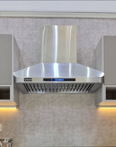 شفاط الفي 90سم فلاتر استيل ماركة ALVE قوة 1200م3 م...