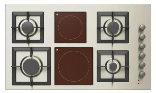 سطح 90سم 4غاز و4كهرب سيراميك