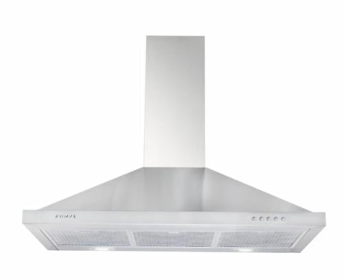 شفاط هرمي 90 سم قوة 1200 بومبي