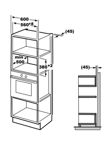 ميكرويف بلت إن 28 لتر اسود