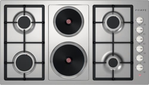 سطح غاز 90 سم 4 شعلة +2عين كهرباء بومبي