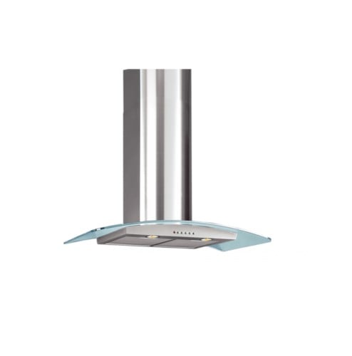 شفاط جزيرة البا 90 سم زجاجي lsland Glass 90 -1000